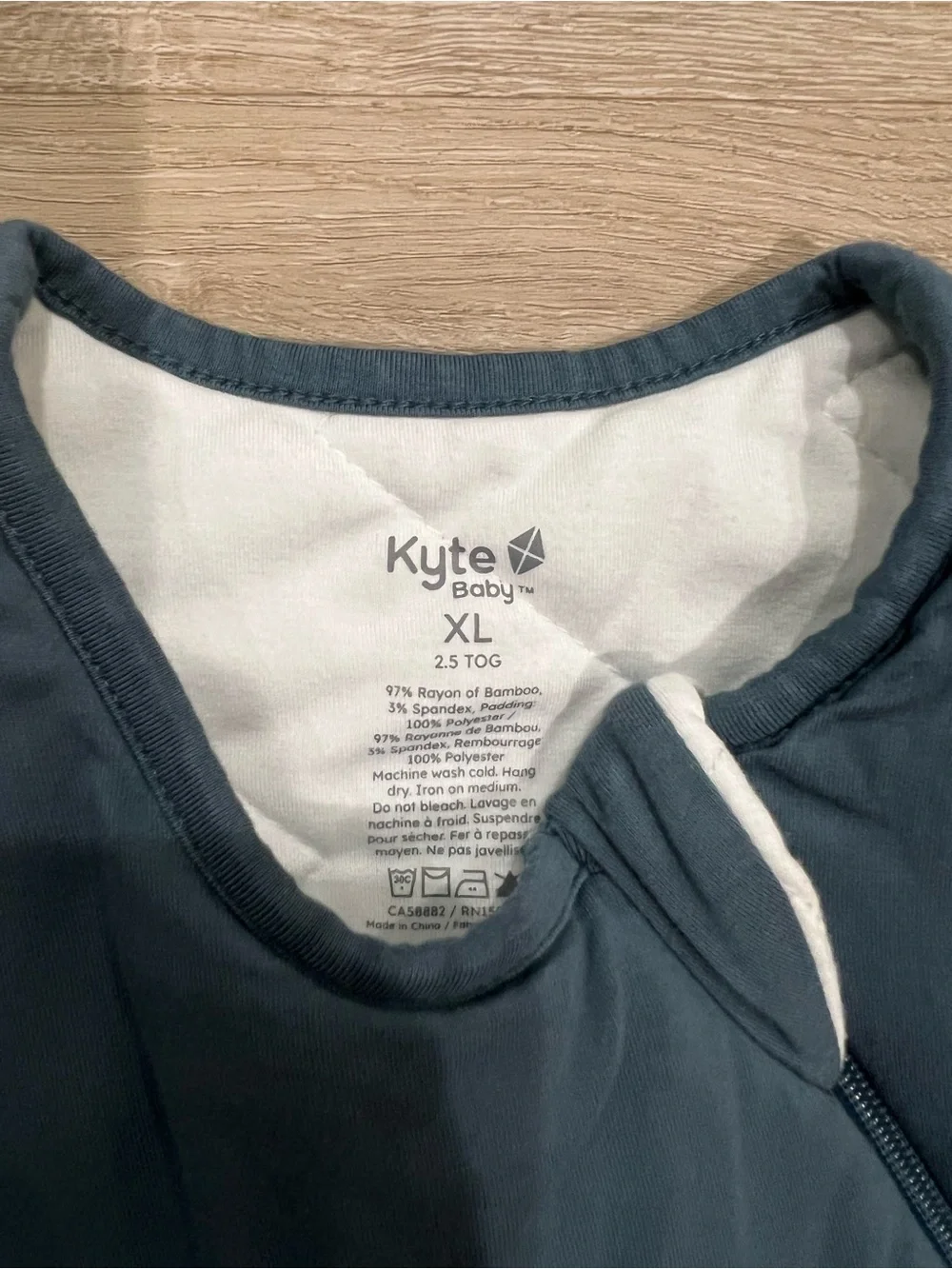 KyteBABY sleep bag in size XL Atlantic- TOG 2.5